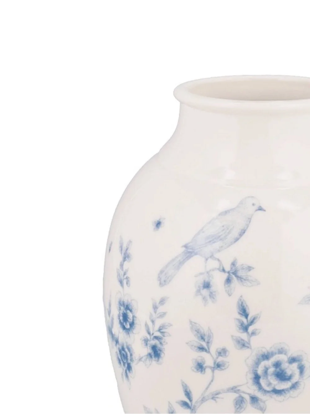 Blue & White Floral Bird Ceramic Vase - Classic Home Accent Target 2026